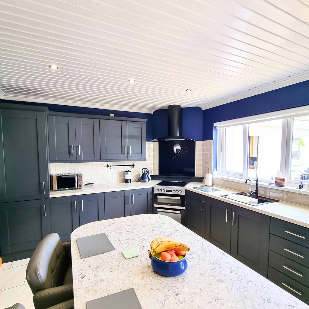 kitchen after been painted
