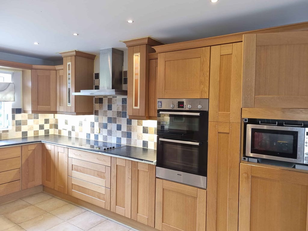 kitchen befor painting in portrush