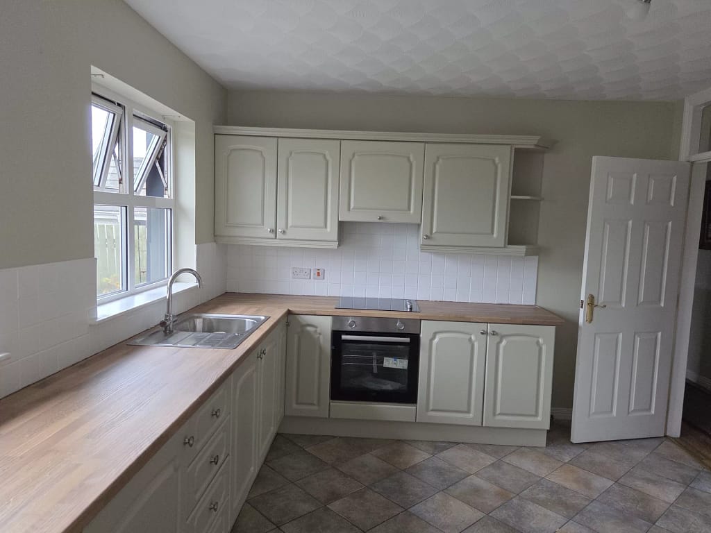 Hand painted kitchen cupboards