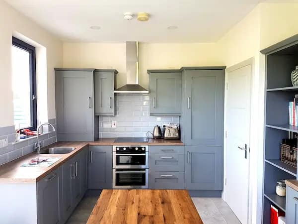 hand-painted kitchen cupboards in coleraine
